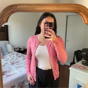 NWT New York & Company Pink Cardigan Size XS